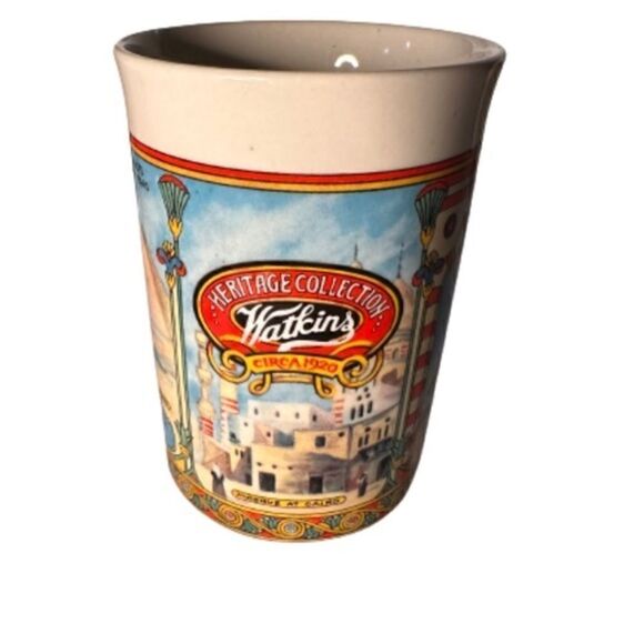 Vintage Watkins 1992 Coffee Mugs, Egyptian Tale, Tooth Powder, Washing Compound - Picture 13 of 14